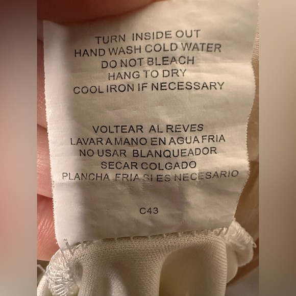 Luxology Tan, Cream, Green Colorblock Tiered Tied Straps Maxi Dress Medium - Picture 8 of 8